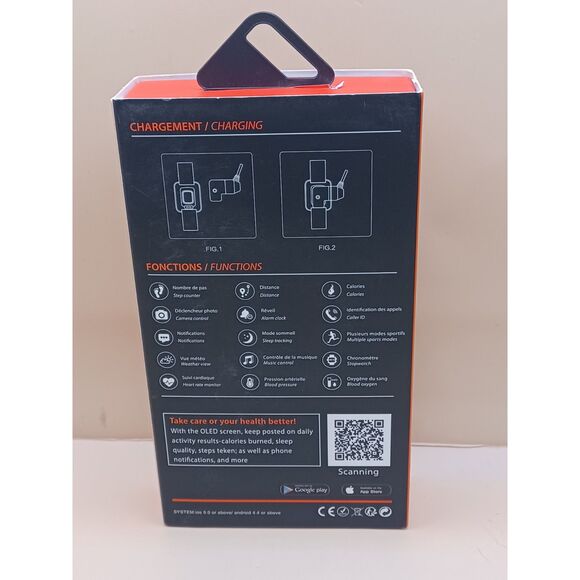 Lintelek Fitness Tracker H19 With Charger and 3 Wrist Bands Smart Watch - Picture 11 of 13